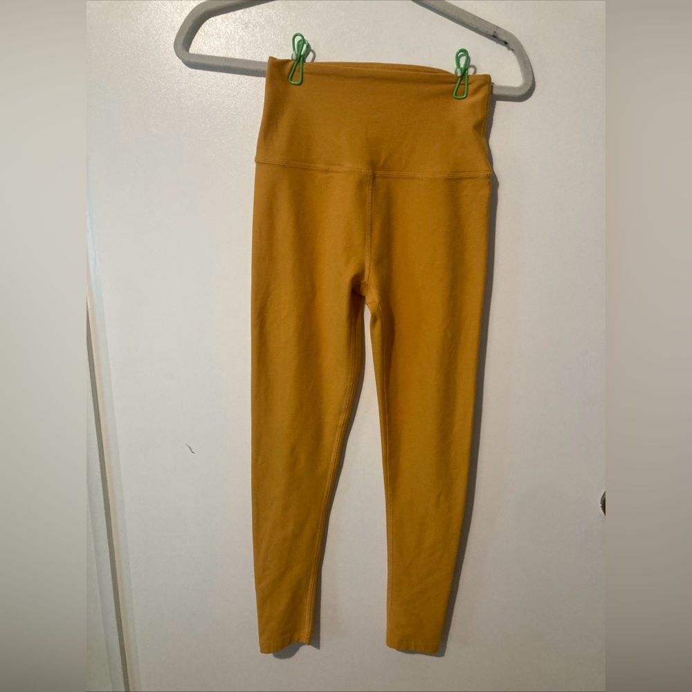 Beyond Yoga Gold  Yellow High-Waist Leggings